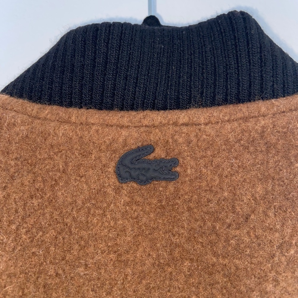 Lacoste L!VE Wool Varsity / Bomber Jacket 1/1 Rare Find UNI​​ - Picture 5 of 11
